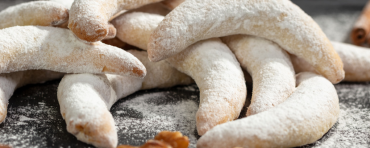 cornulete cu nuca si vanilie