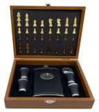 cutie de sah cu set special pentru whisky